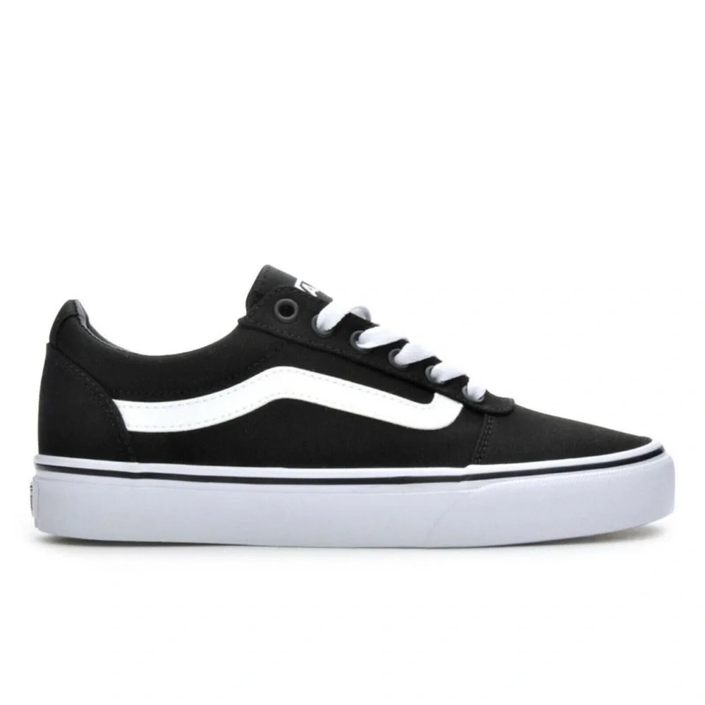 NWT Vans Ward Women’s Black White Sneakers Size 6.5 - Picture 3 of 9